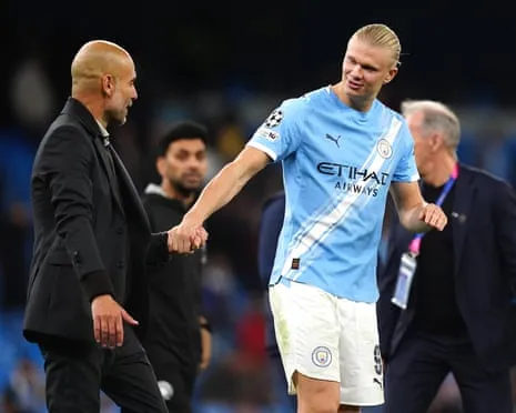 Haaland Joins Exclusive Champions League Half-Century Club, Praised by Guardiola as Ronaldo and Lionel Messi's Equal