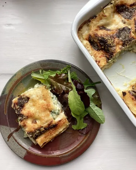 A Classic Creation for Lasagne with Summer Squash and Cheese Medley