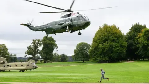 The US President Diverted and Forced to Swap Aircraft On the Way to Stansted Airport